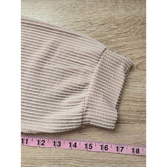 DOKOTOO Soft Ribbed Color Block Oversized Long Sleeve Pullover Top 2XL Brown Tan - Picture 12 of 13